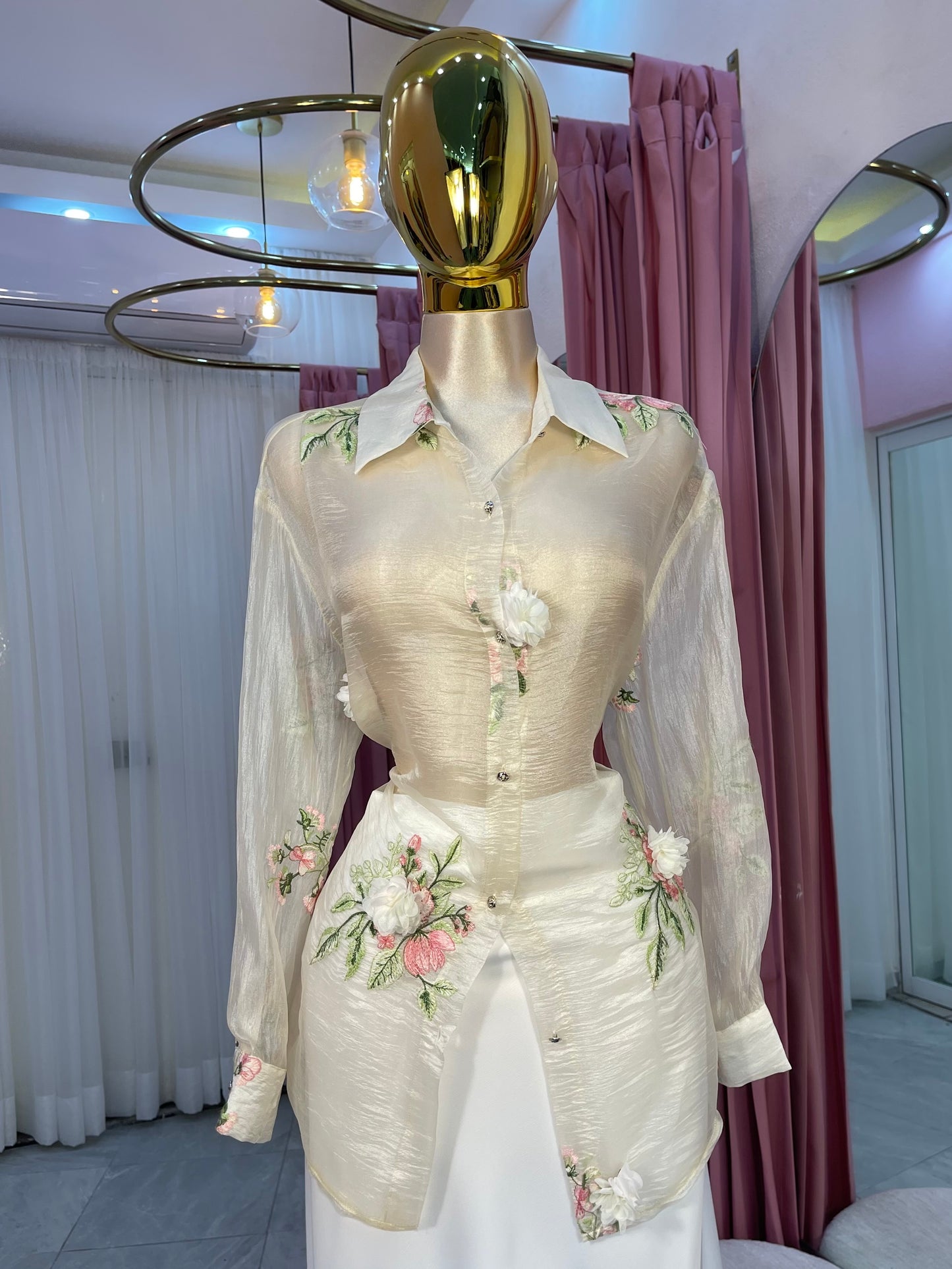 CAMISA OVERSIZE FLOR
