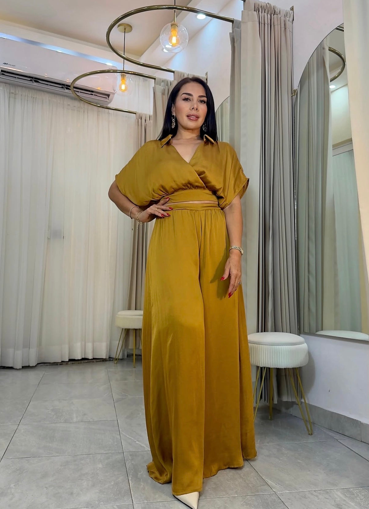 SET DORADO CROP WIDE LEG