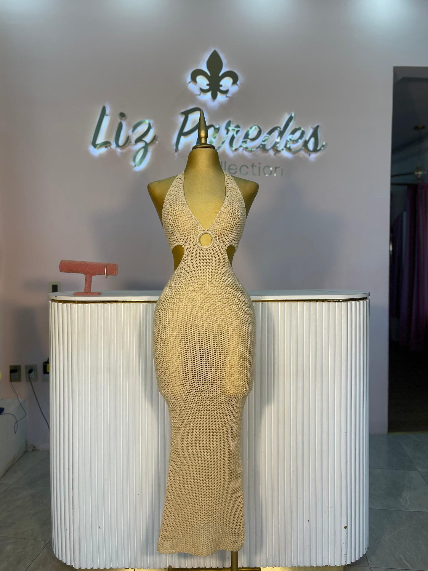 VESTIDO SALIDA BAÑO CROCHET