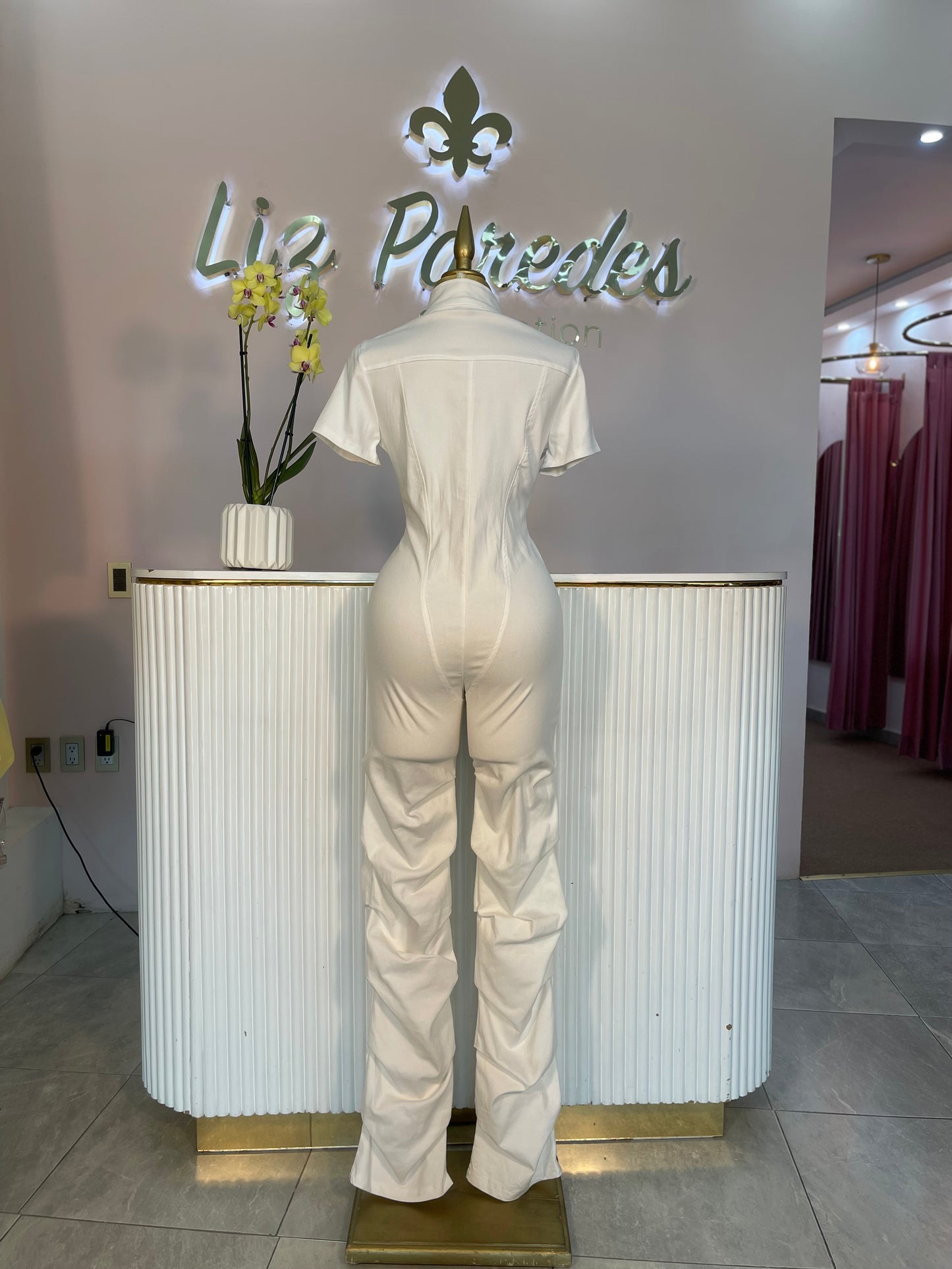 JUMPSUIT BCO DEMIN BOTONES