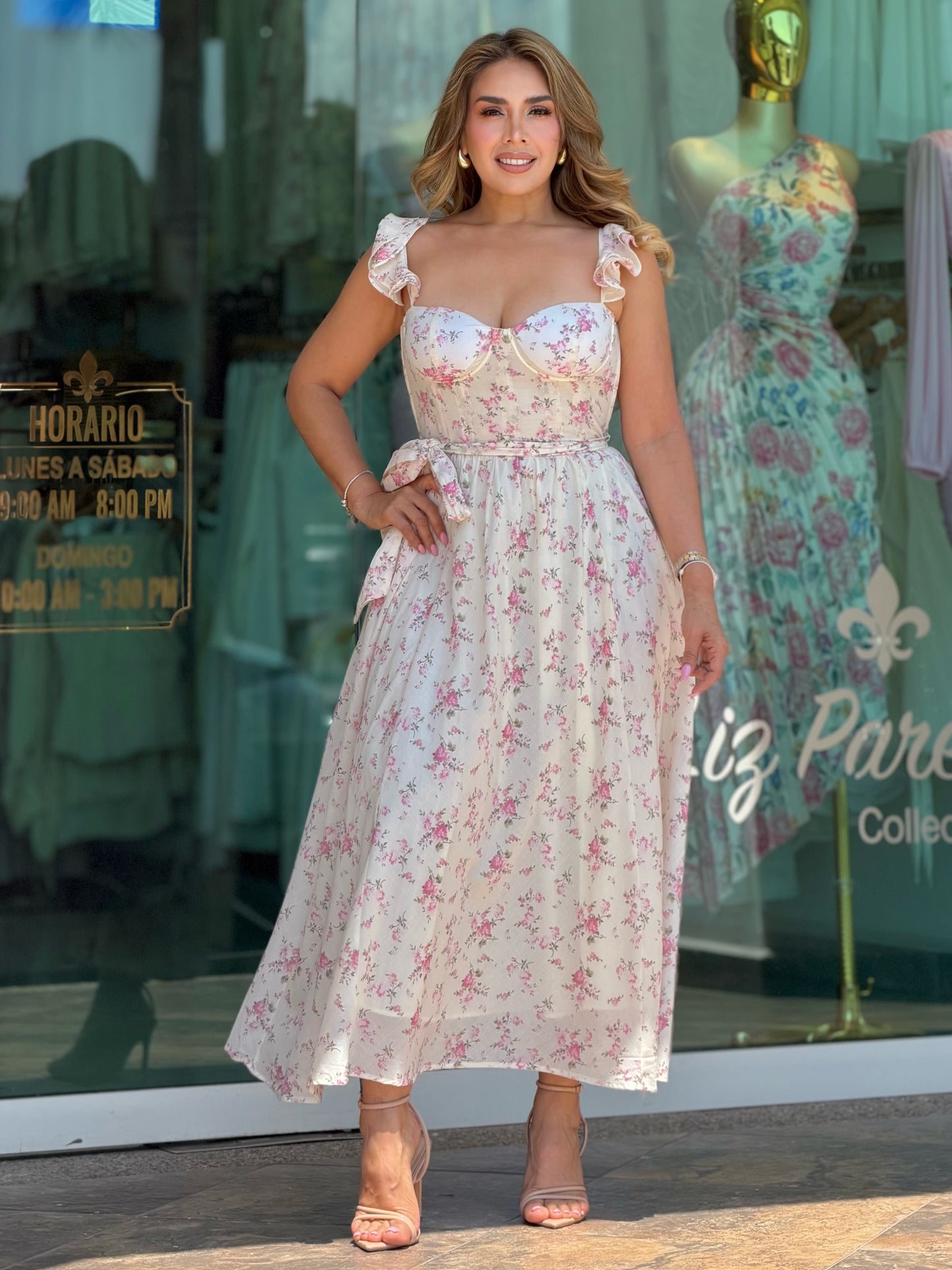 VESTIDO MIDI COPAS