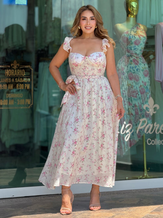 VESTIDO MIDI COPAS