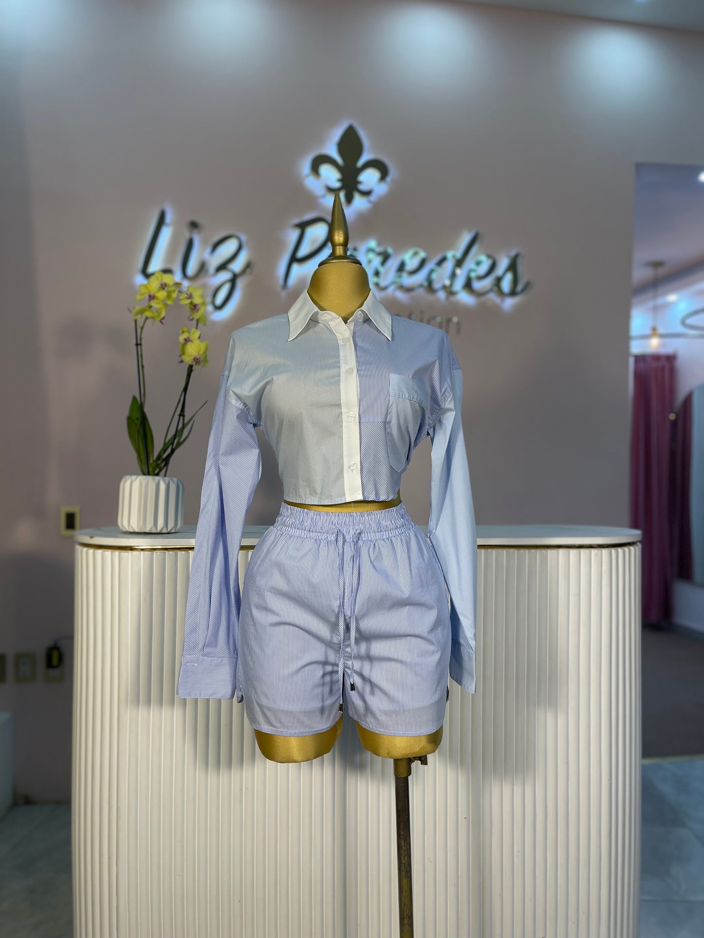 SET SHORT LENCERO LINEAS