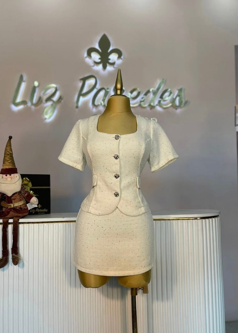 SET BLANCO CRISTALES