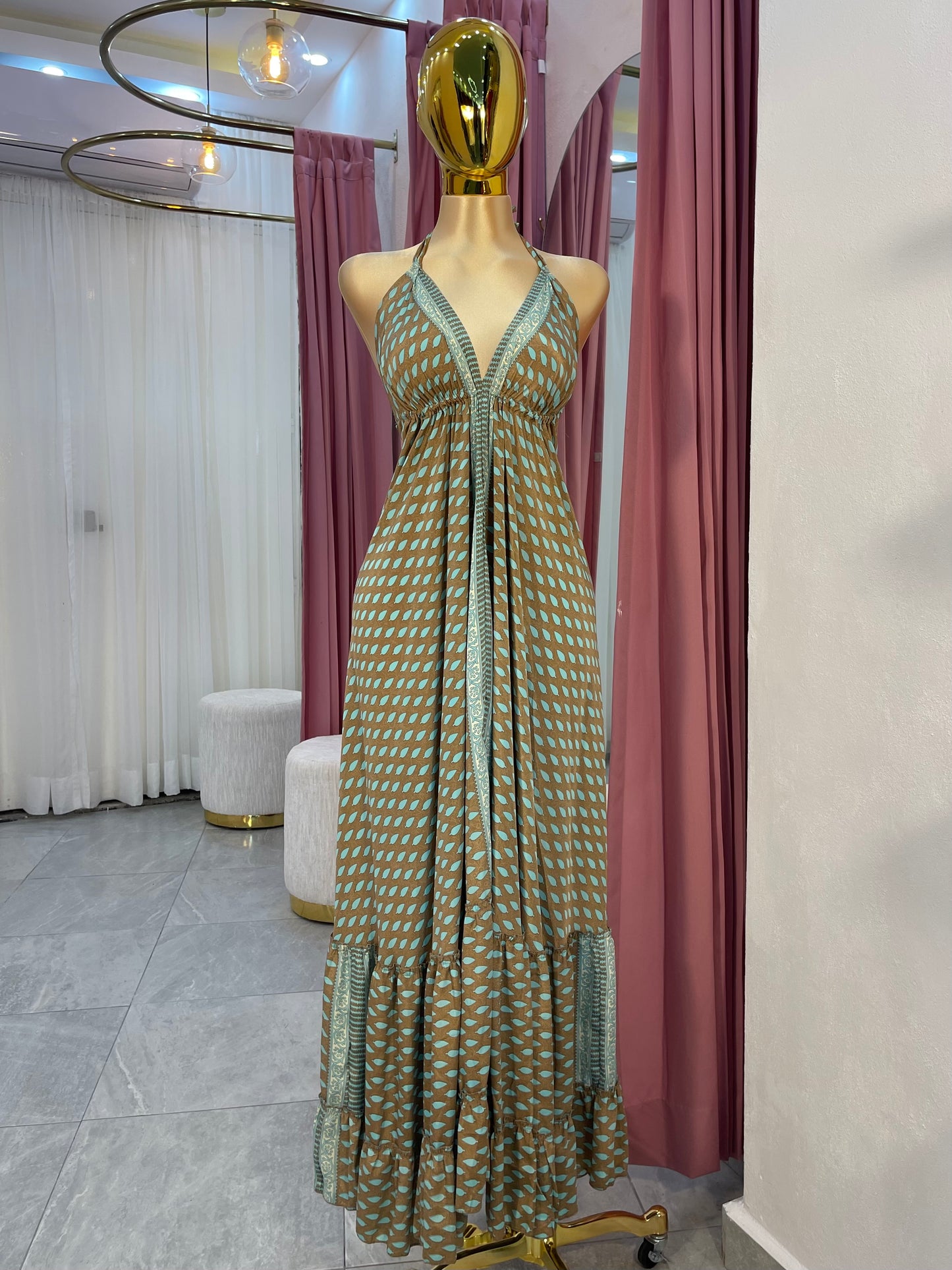 VESTIDO HINDU TIRANTES