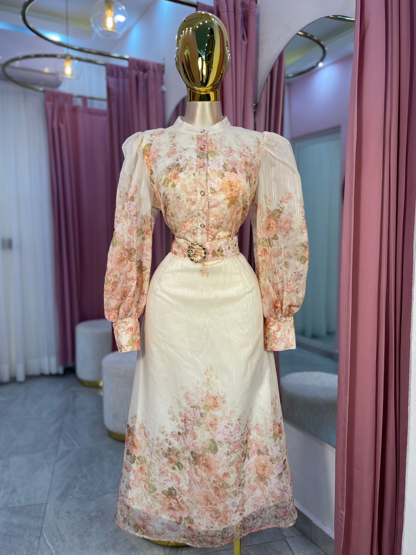 VESTIDO MAXI FLORAL