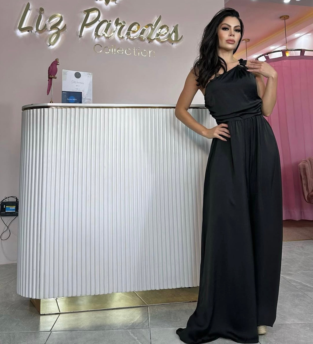 JUMPSUIT NEGRO GASA