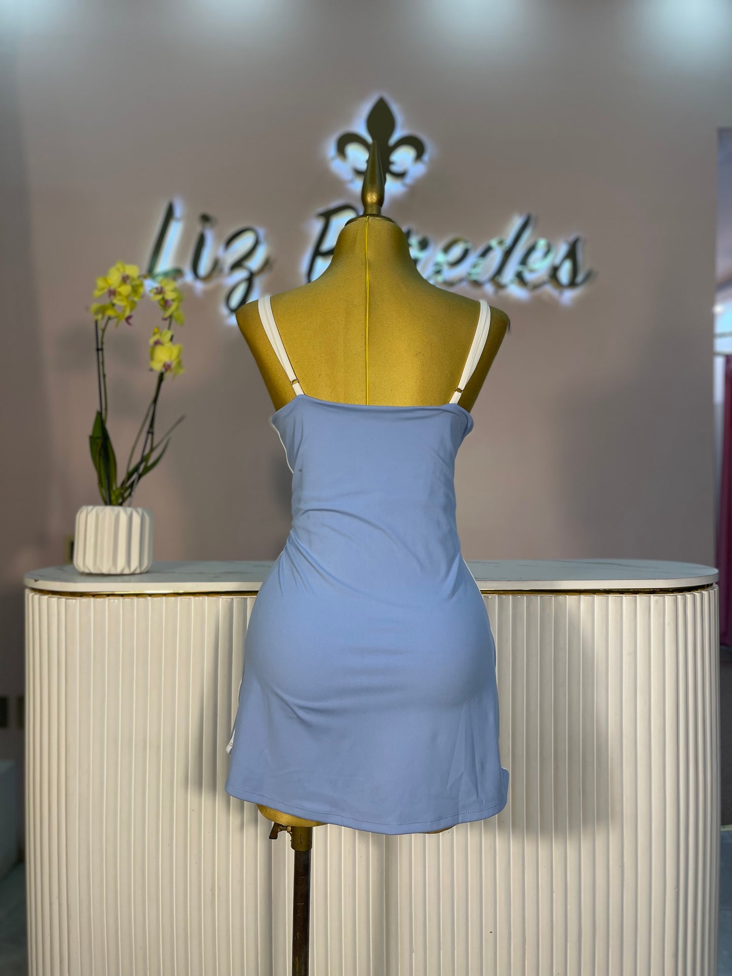 ROMPER AZUL LICRA