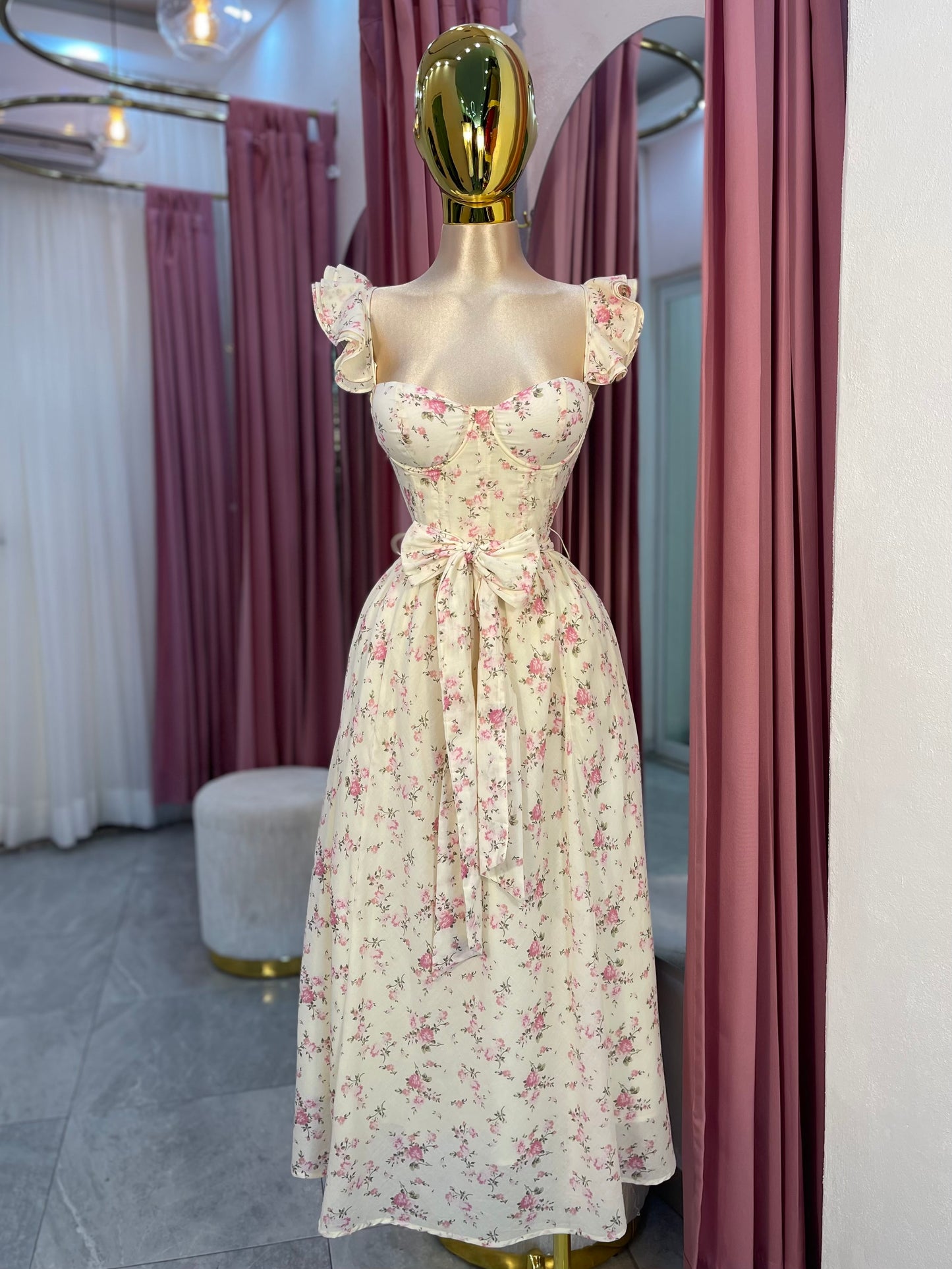 VESTIDO MIDI COPAS