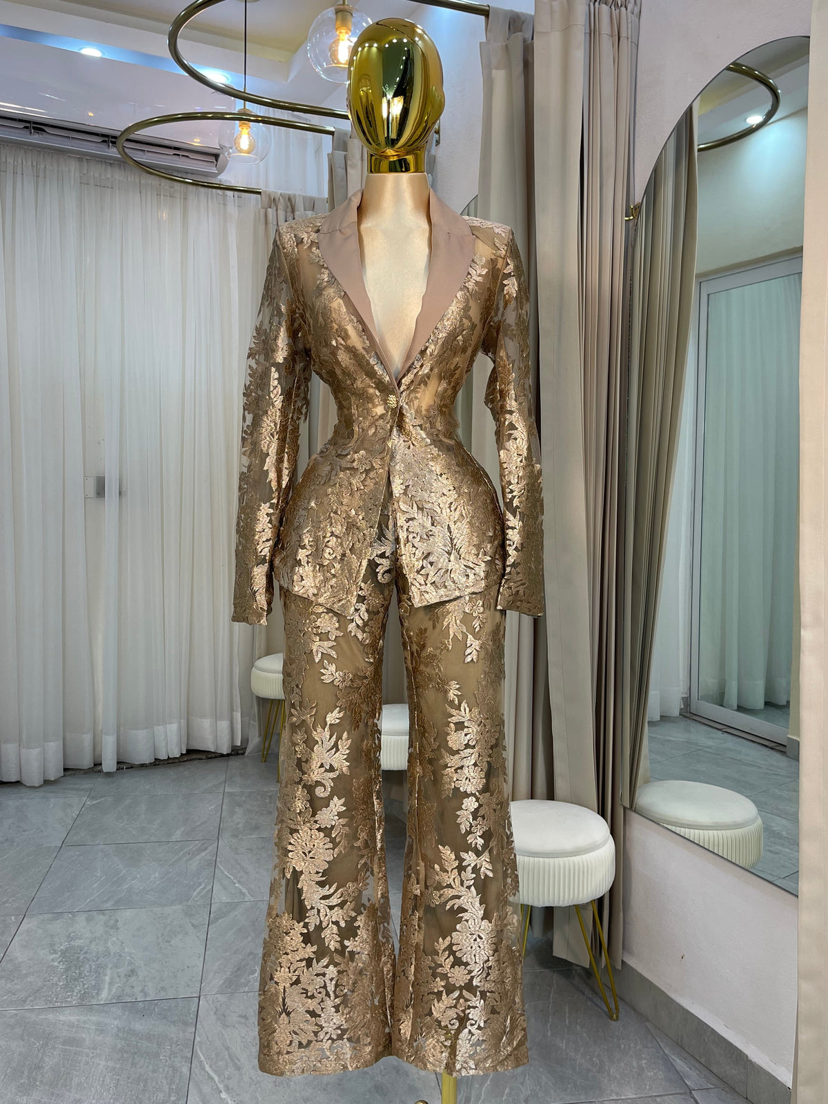 SET BLAZER GOLD