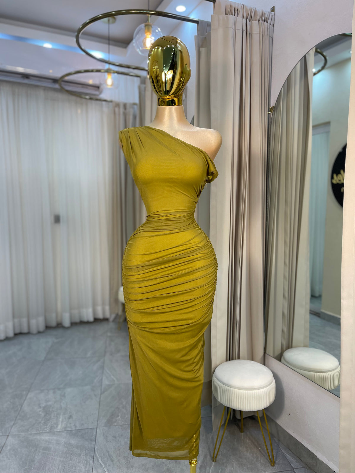 VESTIDO MAXI ASIMETRICO