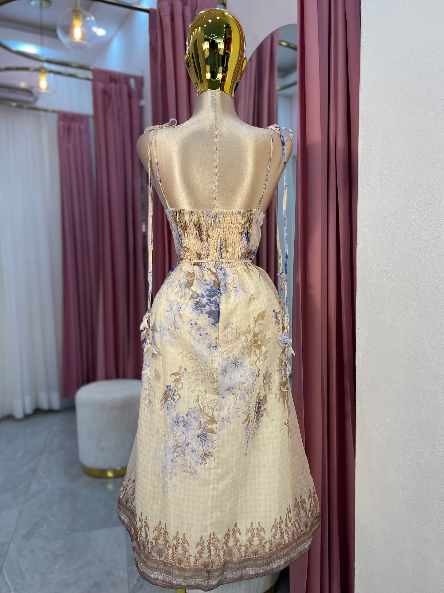 VESTIDO MIDI GASA