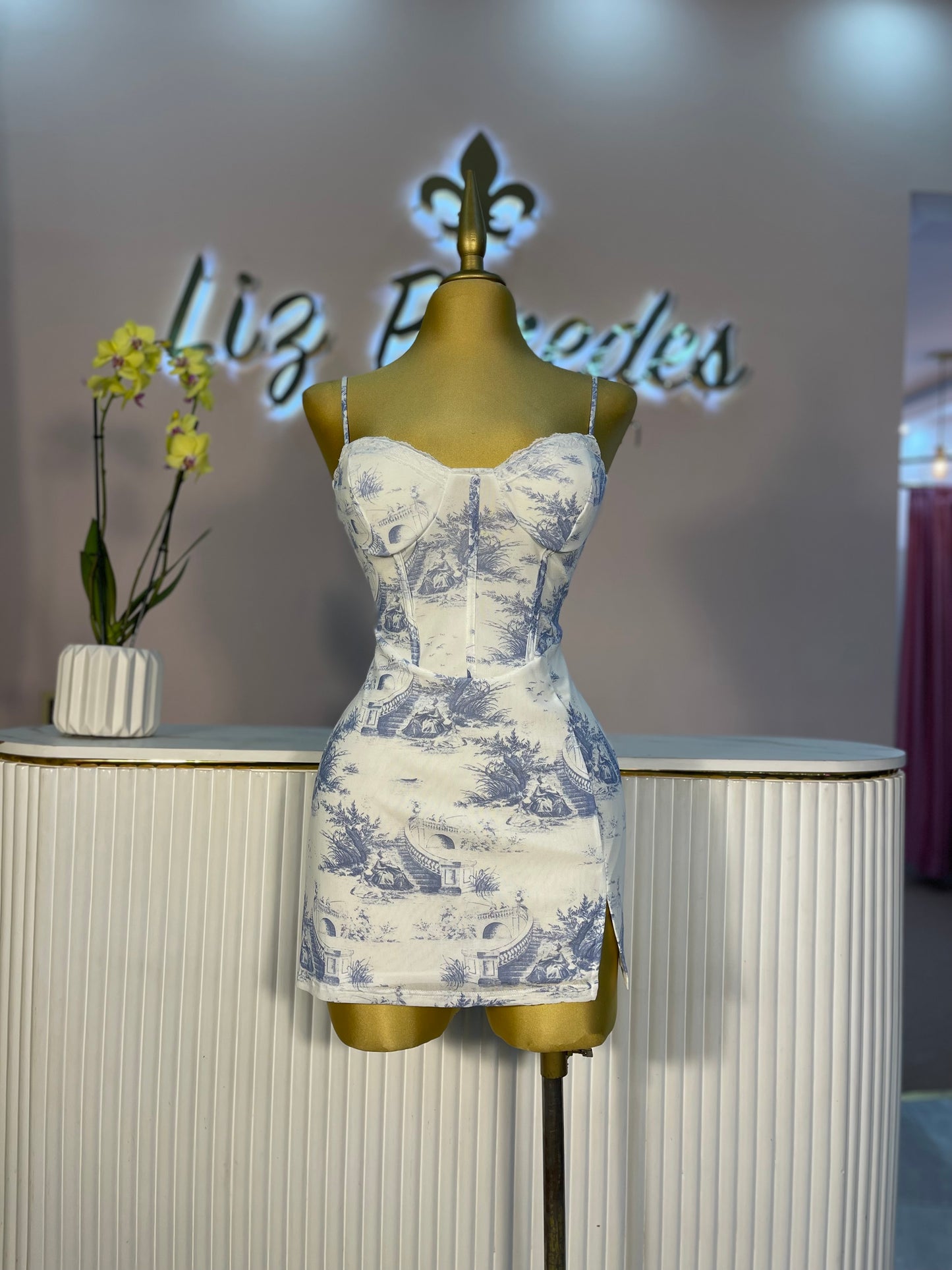 VESTIDO MINI COPAS