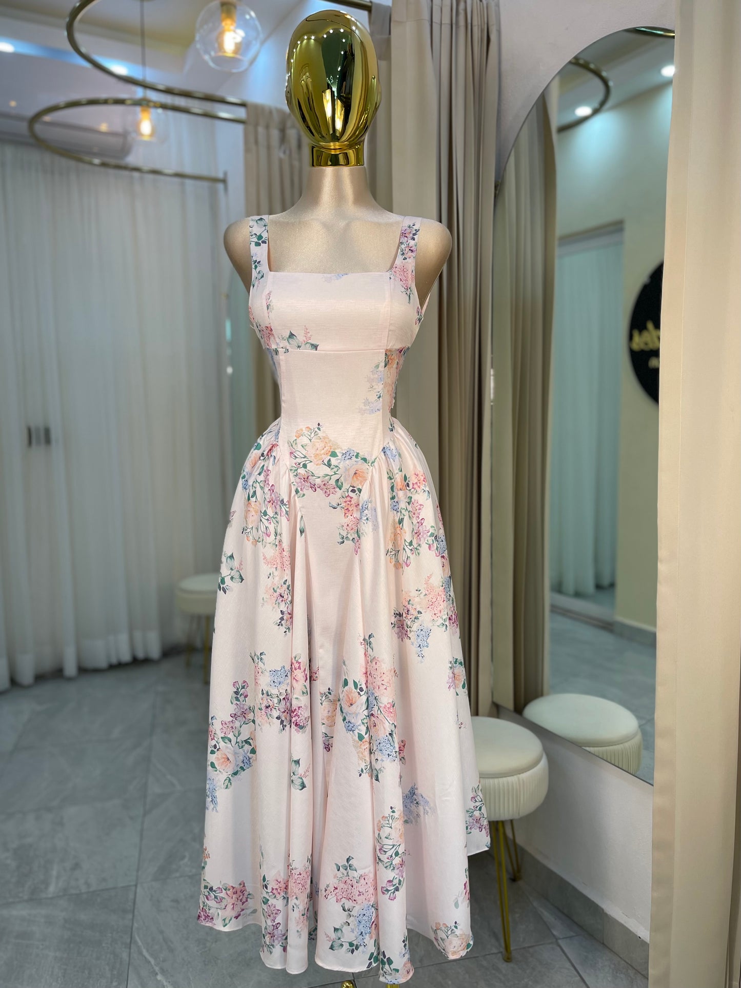 VESTIDO MIDI EST. FLORES BLUSH