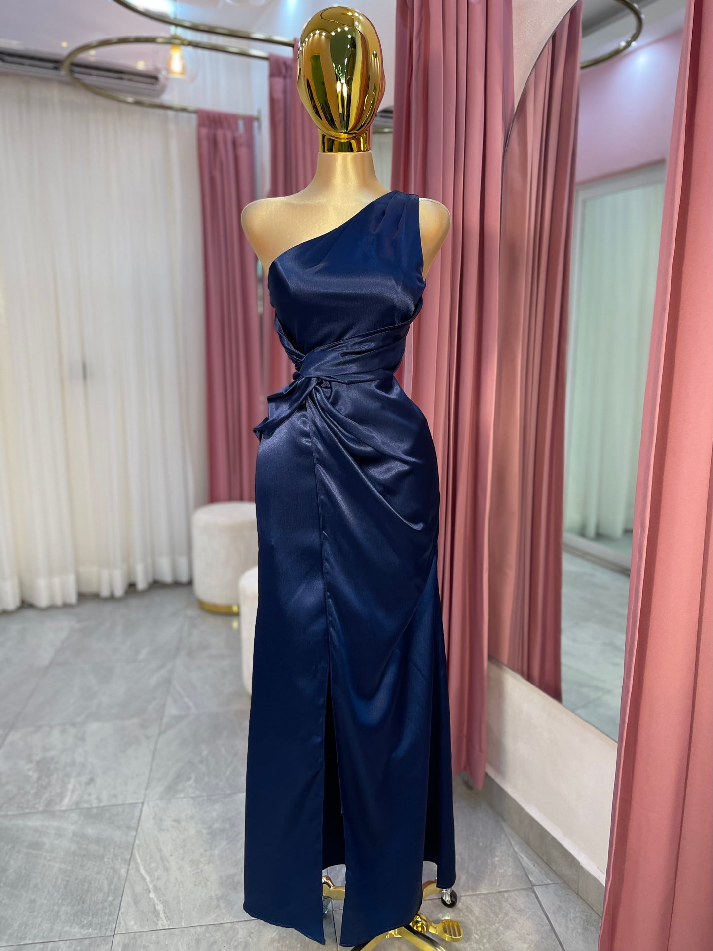 VESTIDO MAXI NAVY
