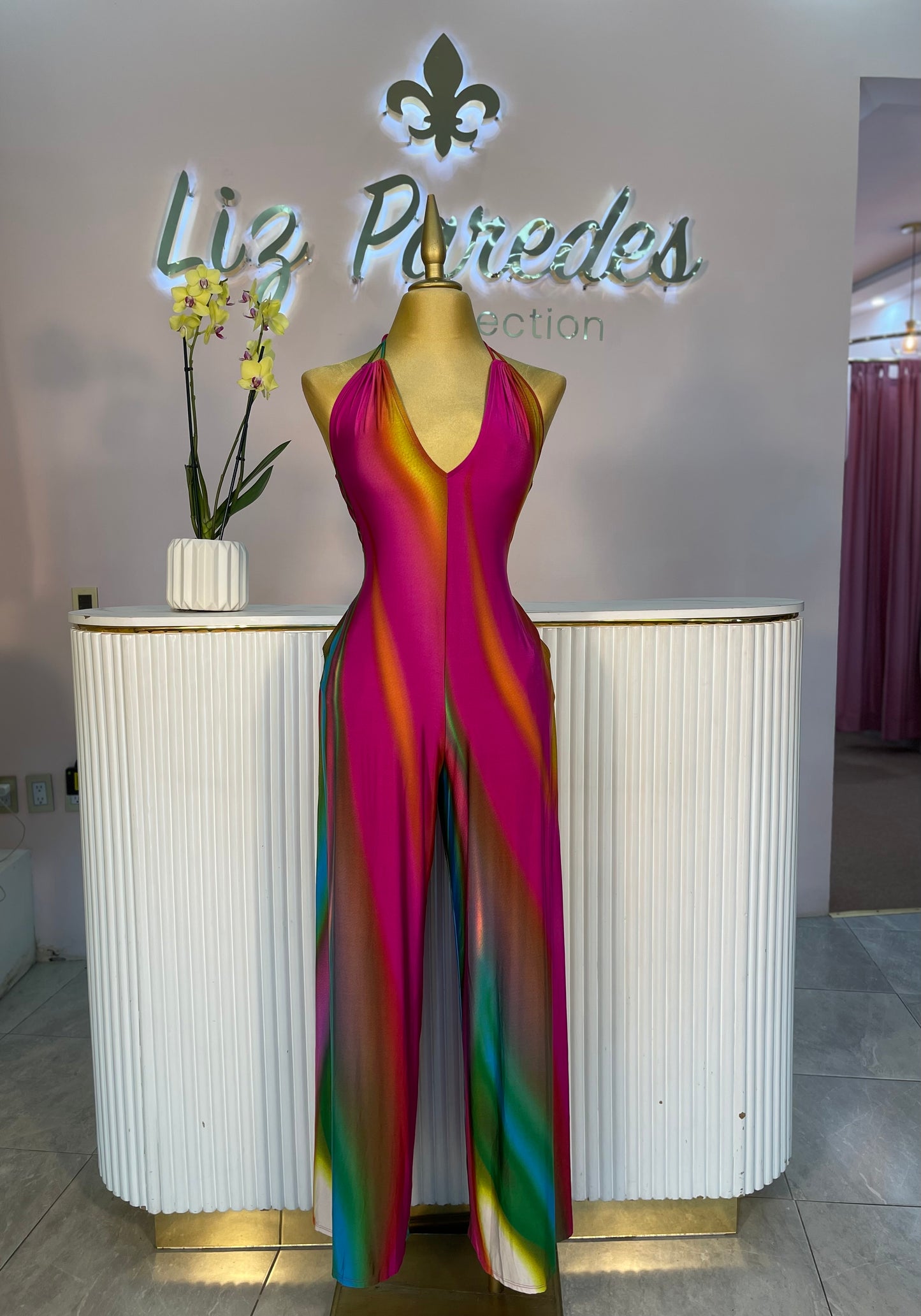 JUMPSUIT MULTICOLOR WIDE LEG