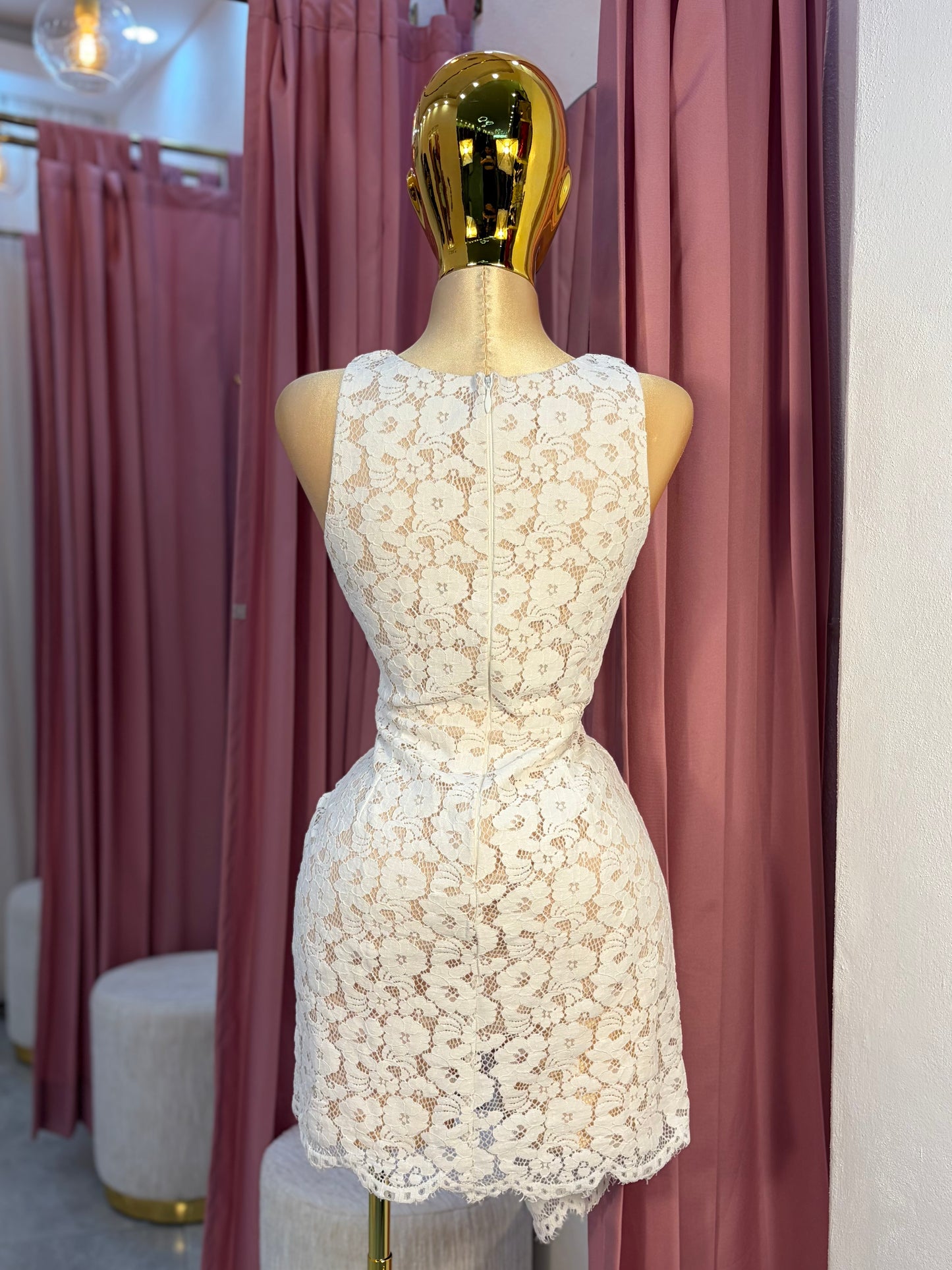 VESTIDO MINI ENCAJE