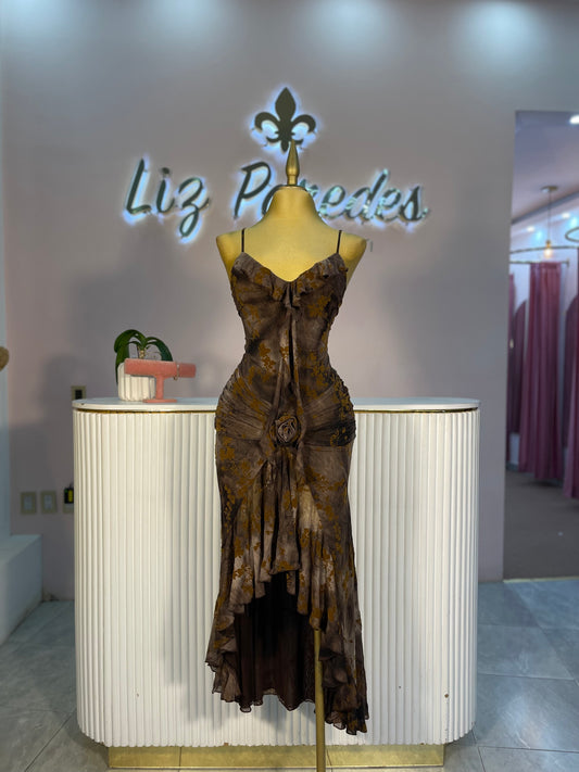 VESTIDO MAXI ESTAMPADO PANILLA