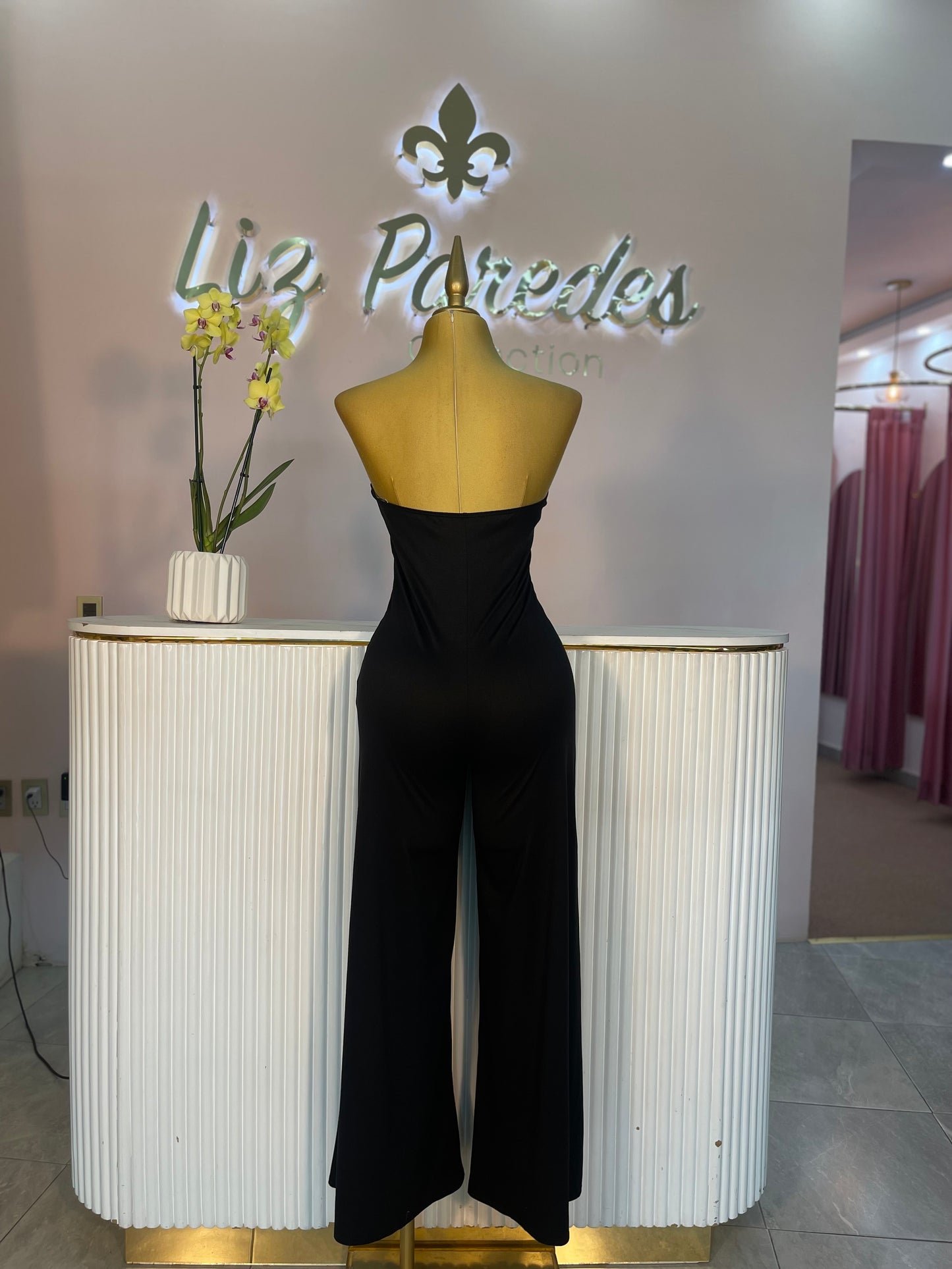 JUMPSUIT NEGRO SERPIENTE