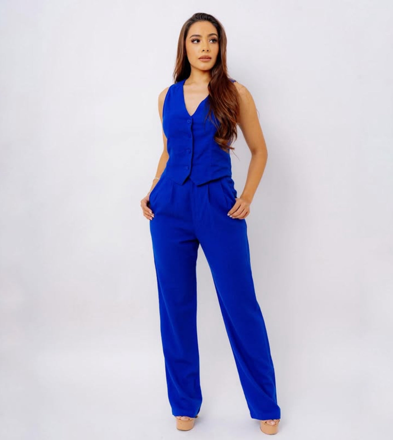SET  LINO CHALECO AZUL