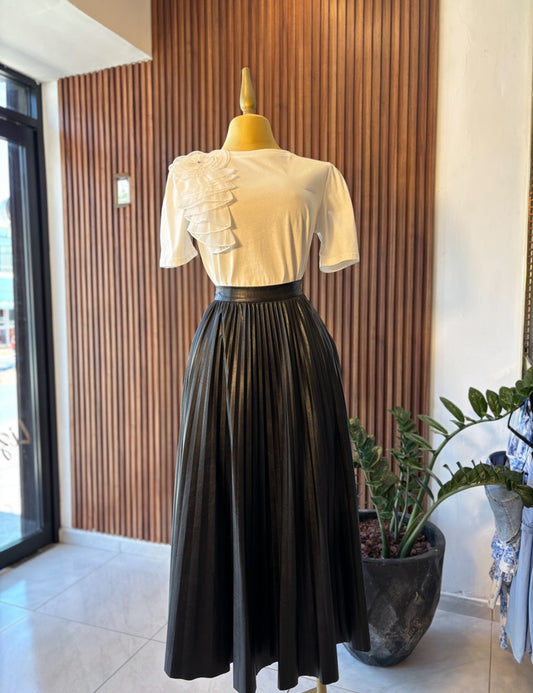 FALDA MAXI PLISADA