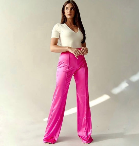 PANTALON ROSA RECTO