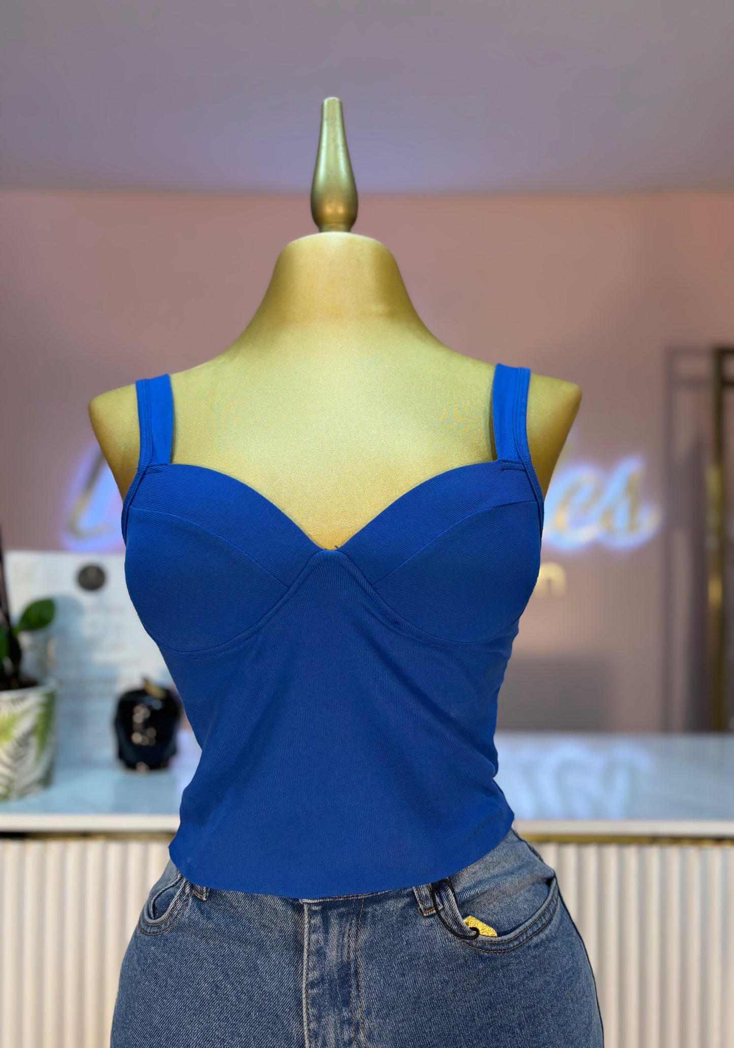 TOP AZUL COPAS