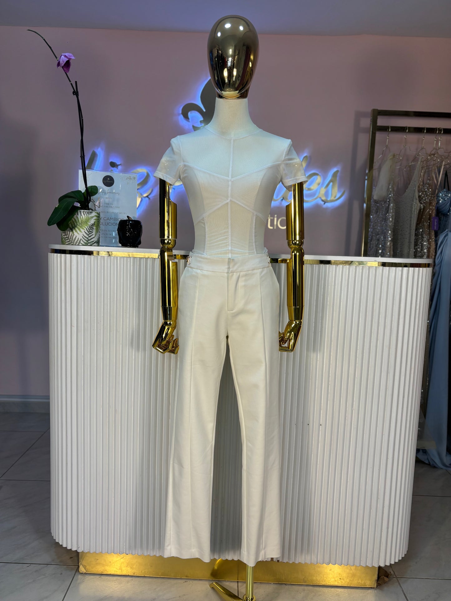PANTALON BLANCO SUBLIME
