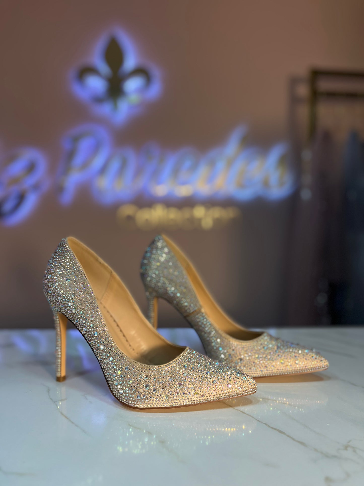 ZAPATILLA PUNTA/CRISTALES