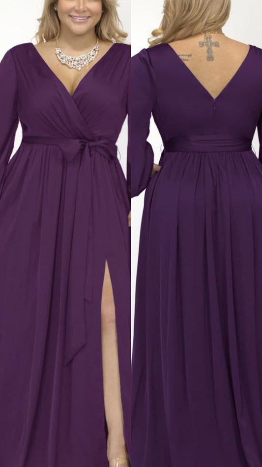 VESTIDO MAXI SATIN EXTRA