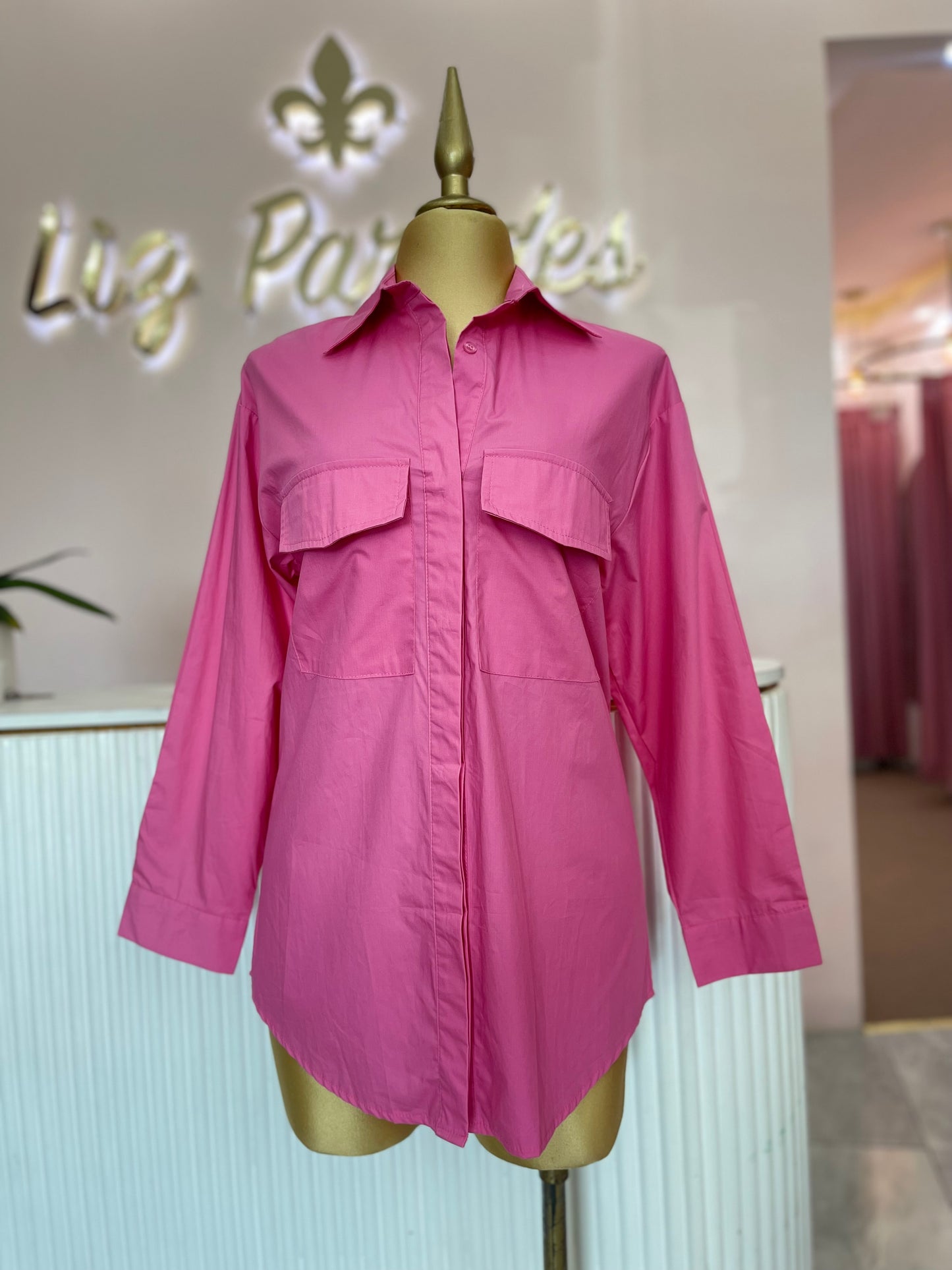 CAMISA OVERSIZE MANGA LARGA