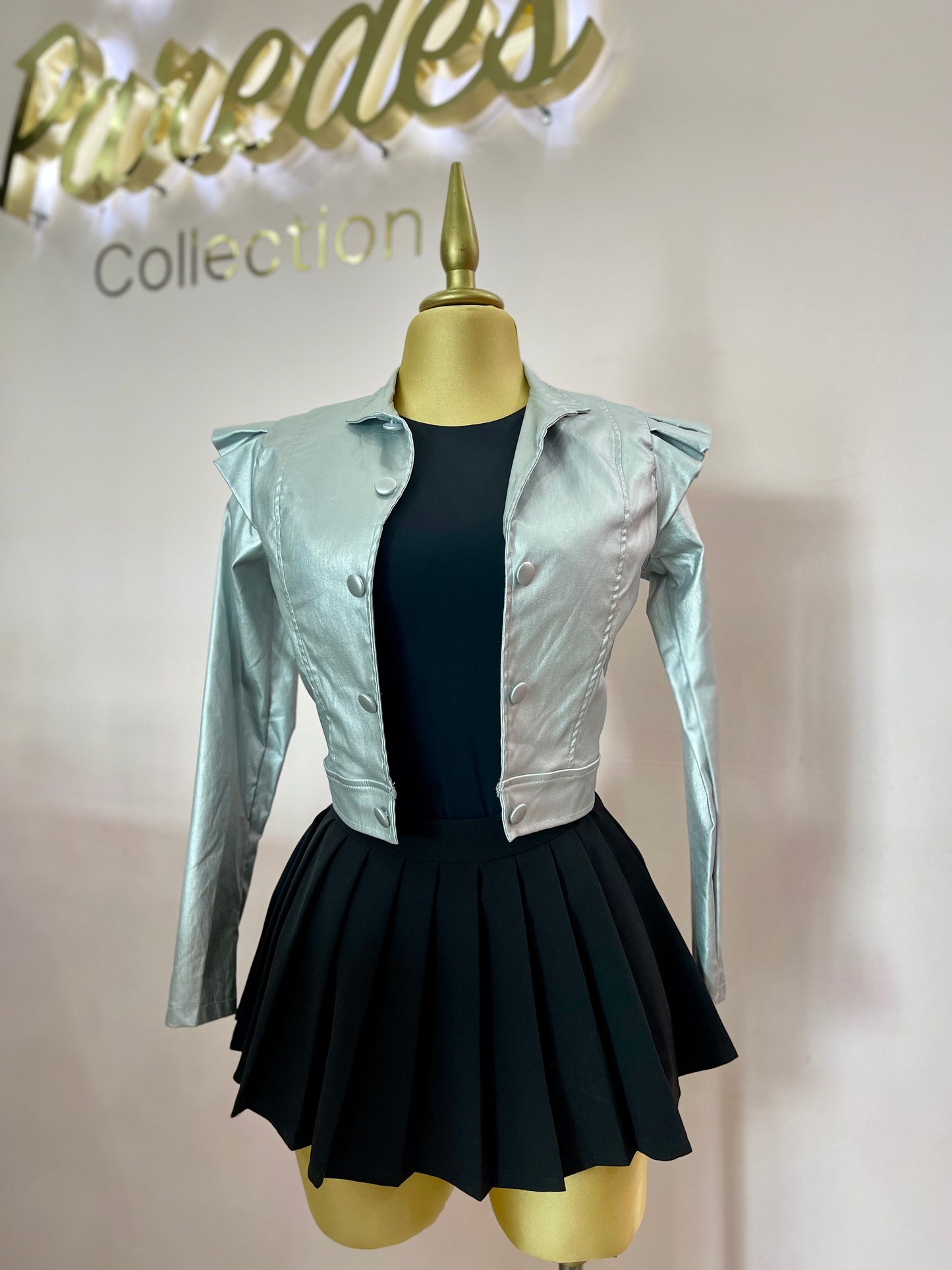 CHAQUETA PLATA