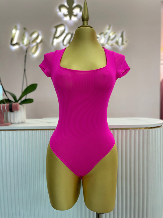 BODY MESH CUELLO CUADRADO MANGA CORTA