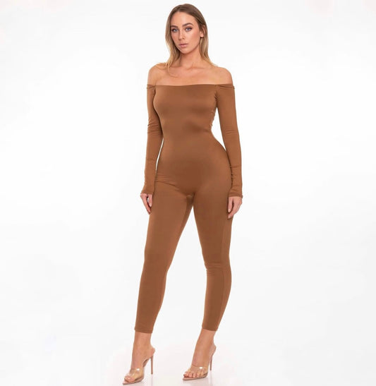 JUMPSUIT ALGODON OFF SHOULDER