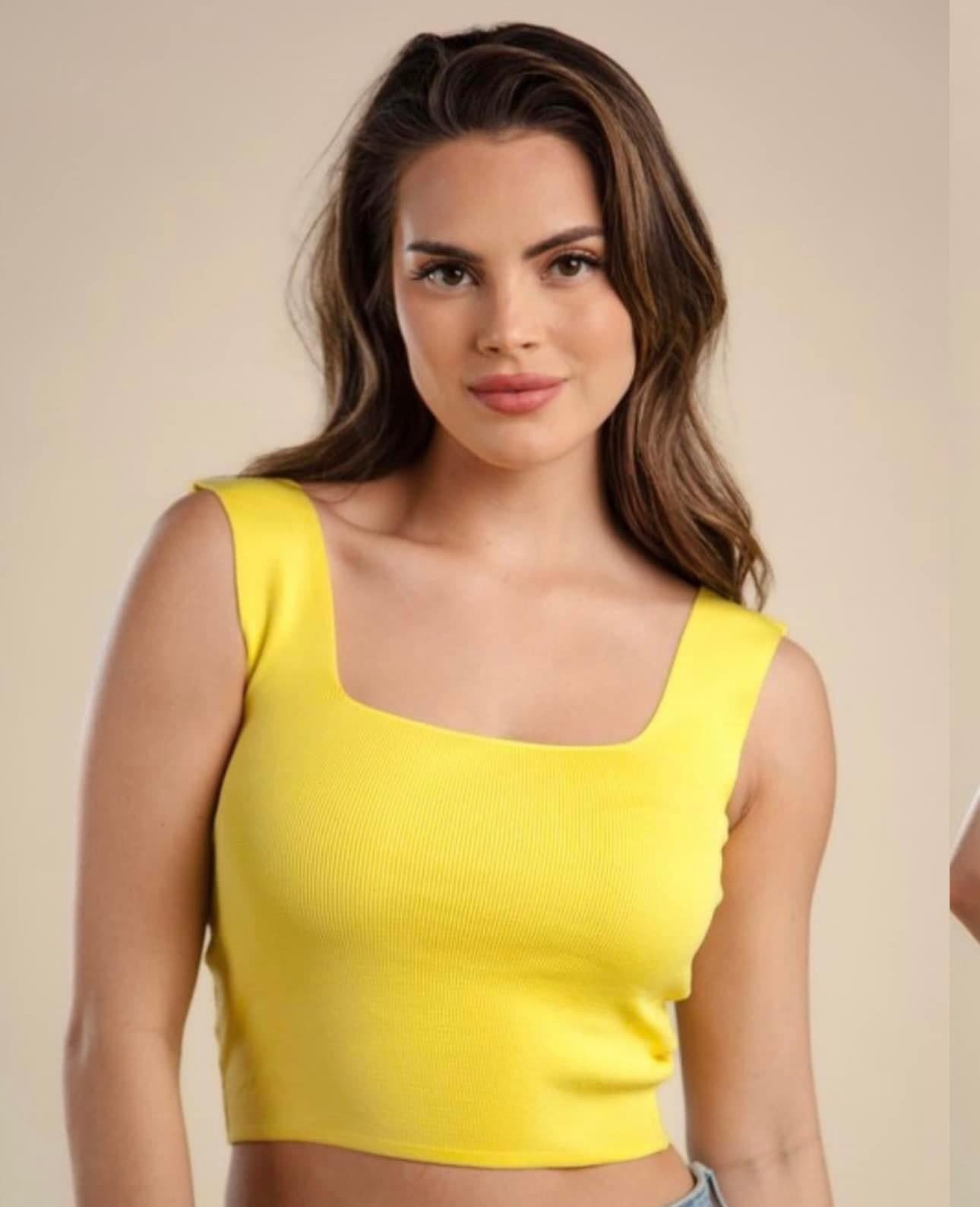 TOP AMARILLO BASICO