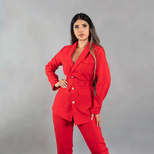 SET BLAZER MANGA LARGA