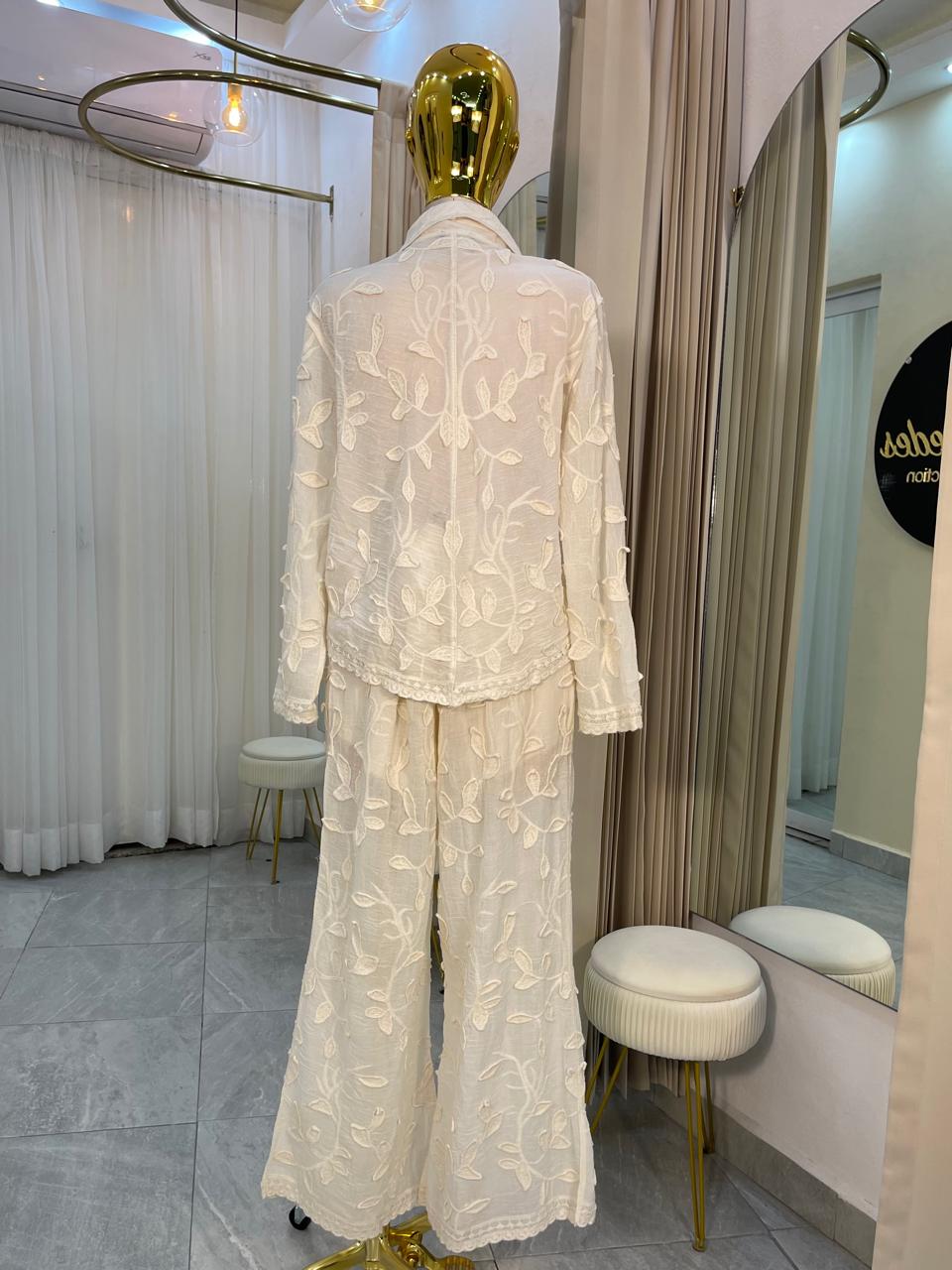 SET IVORY MANGA LARGA