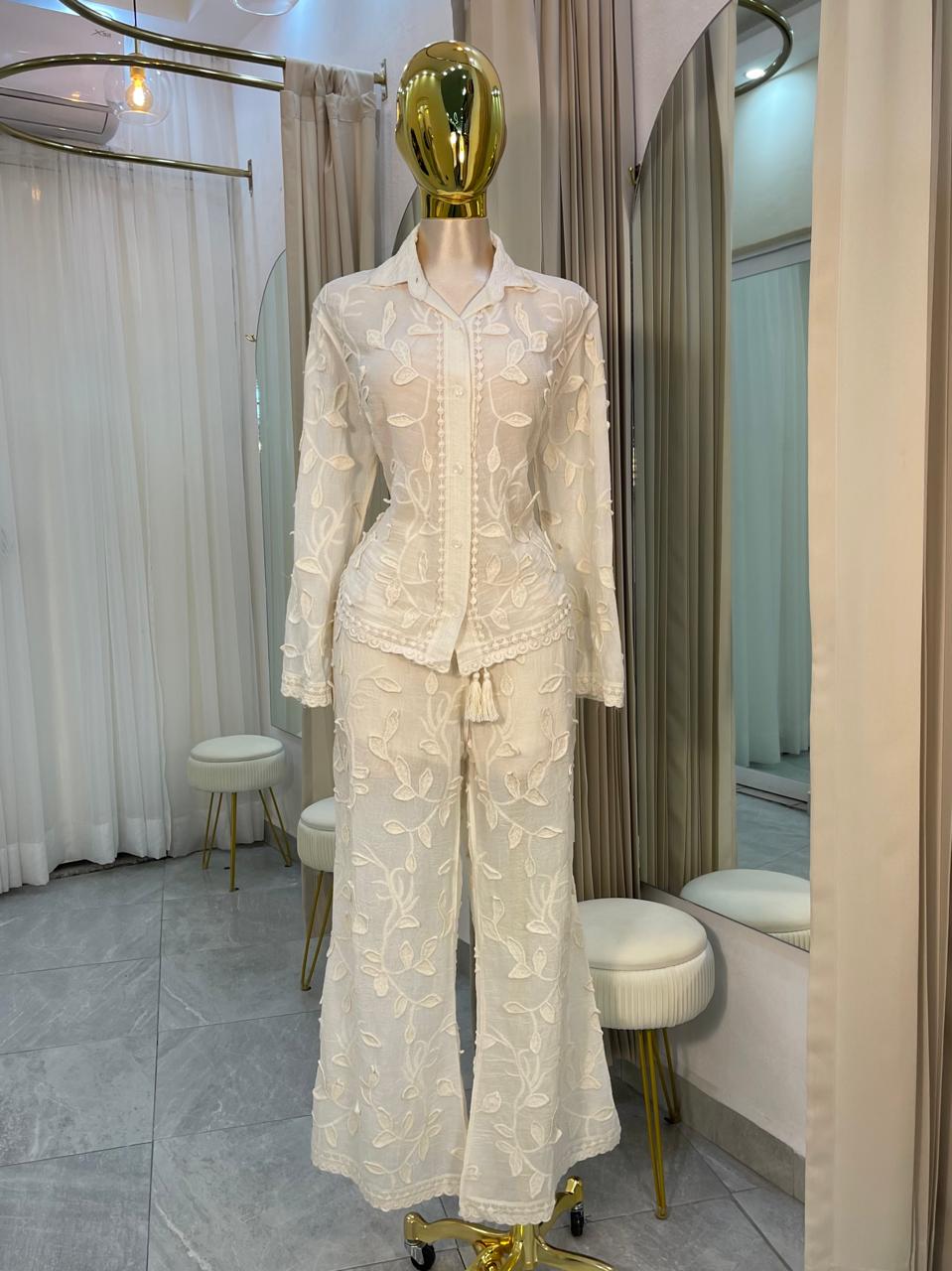 SET IVORY MANGA LARGA