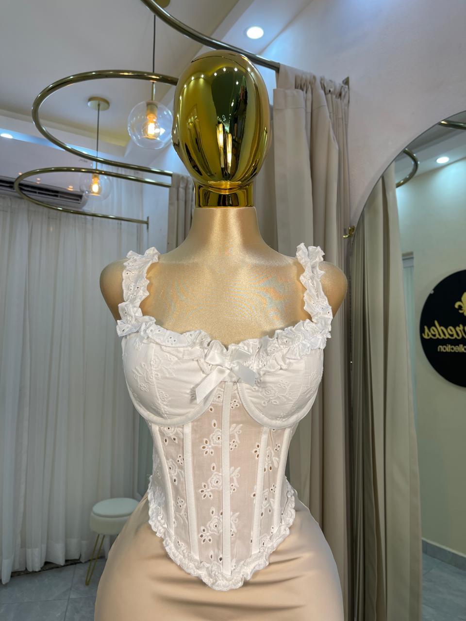 CORSET BCO. COPAS LAZO