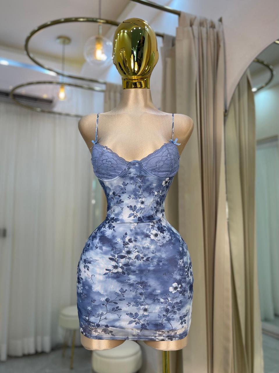 VESTIDO MINI LENCERO EST