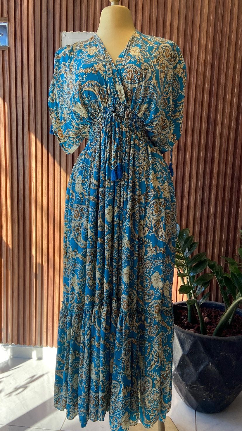 VESTIDOS HINDU RESORTE  CINTURA